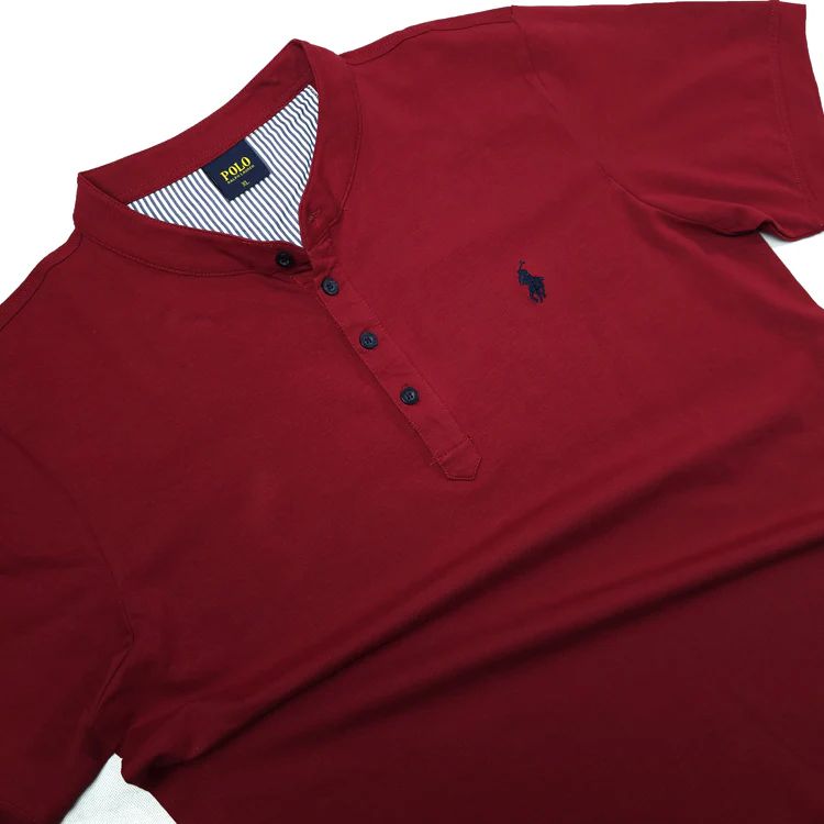 Prl Mandarin Collar polo
