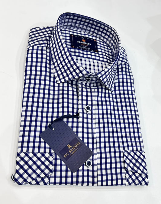 Turkey brand SHORT sleeves shirt with chest pockets( XL to 4XL)